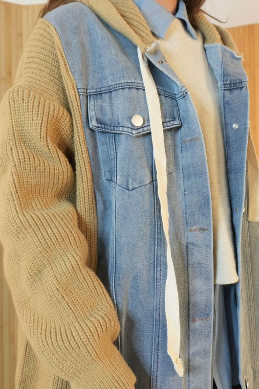 Brooklyn Longline Jacket Camel /11=